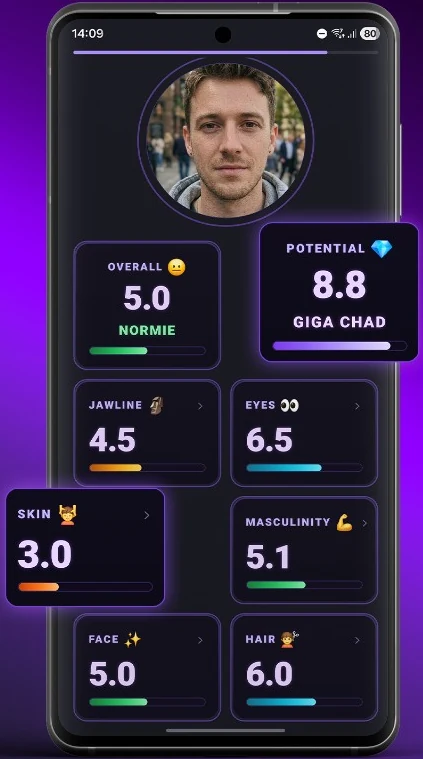 ChadMe app preview