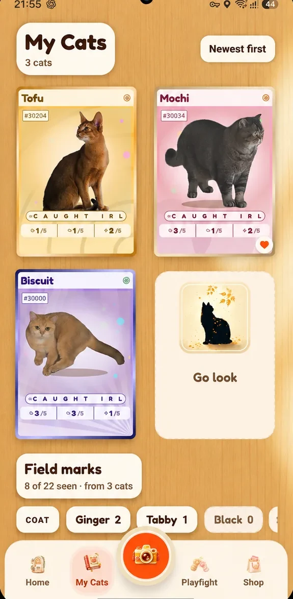 PoCats app preview