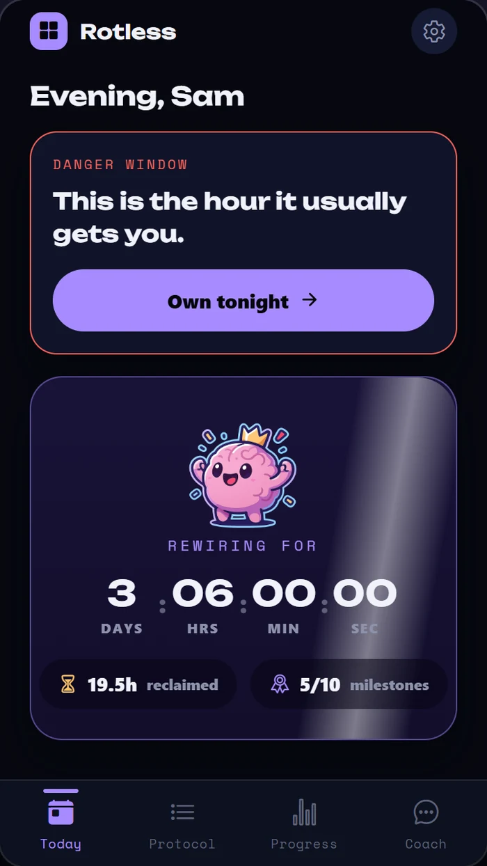 Rotless app preview